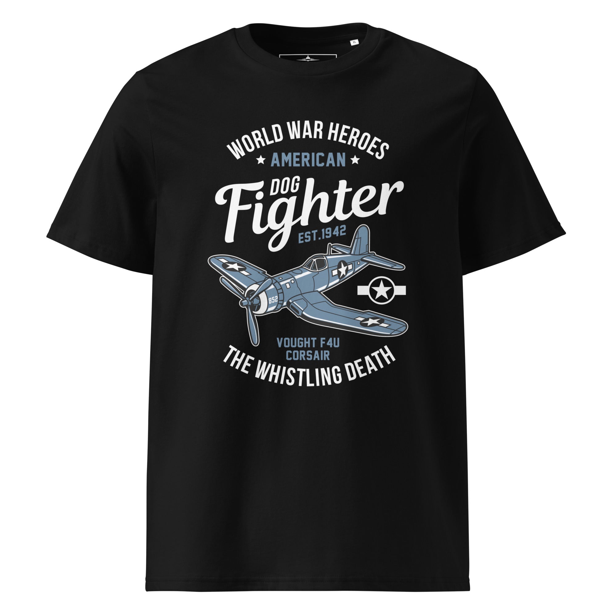 Iconic Vought F4U Corsair Aviation Graphic | Organic Unisex Short Sleeve T-Shirt