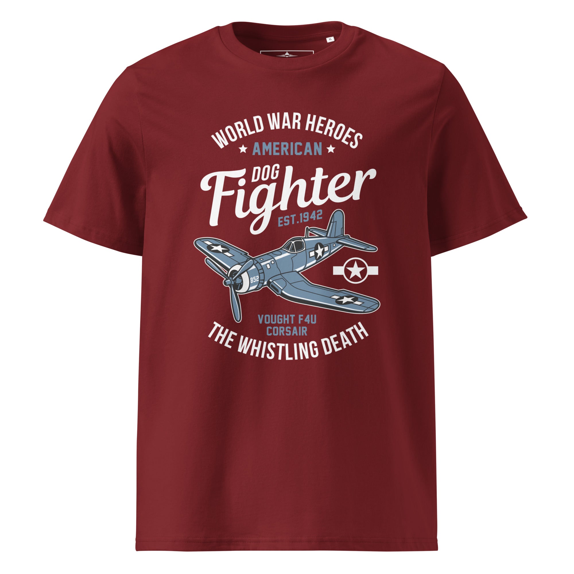 Iconic Vought F4U Corsair Aviation Graphic | Organic Unisex Short Sleeve T-Shirt