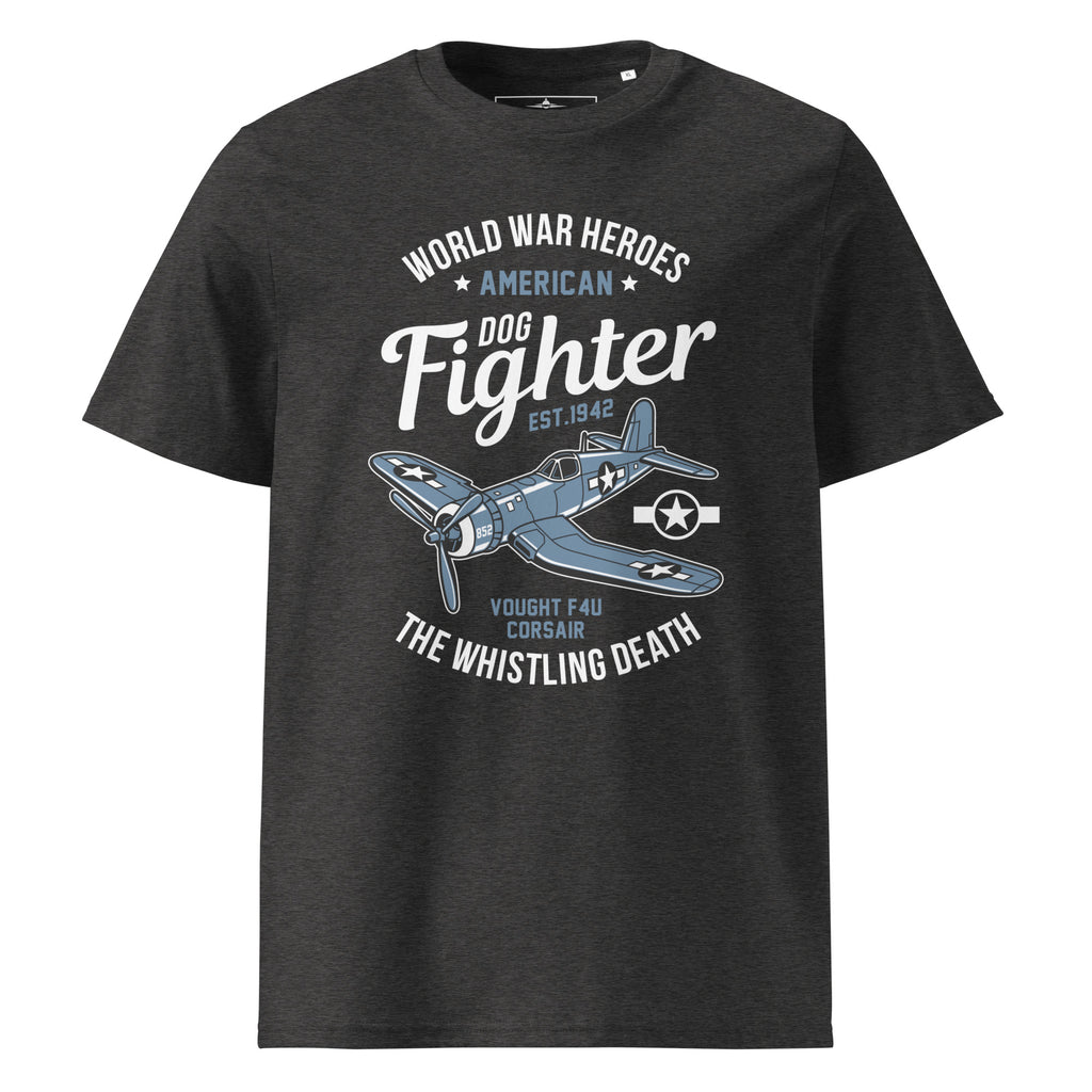Iconic Vought F4U Corsair Aviation Graphic | Organic Unisex Short Sleeve T-Shirt