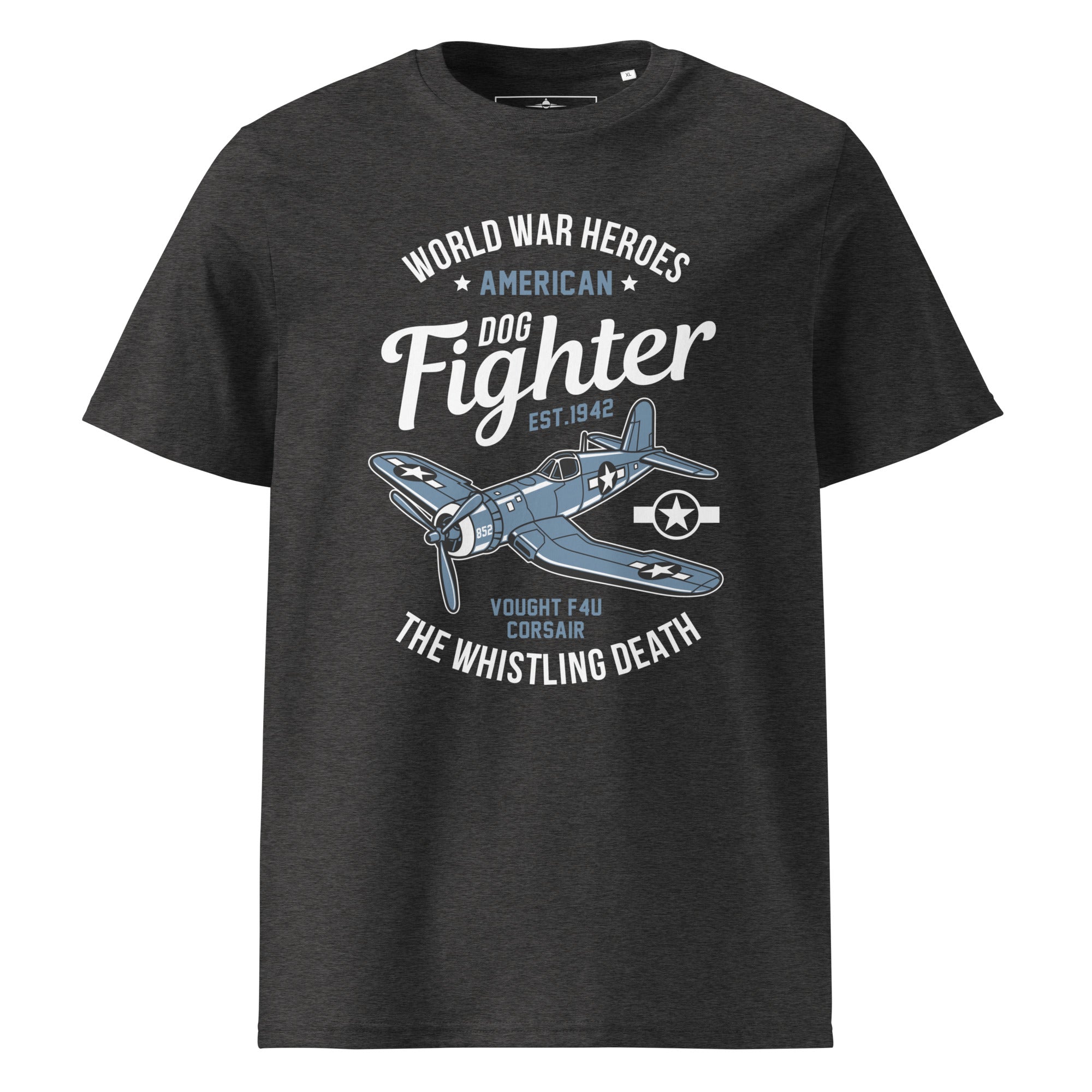 Iconic Vought F4U Corsair Aviation Graphic | Organic Unisex Short Sleeve T-Shirt