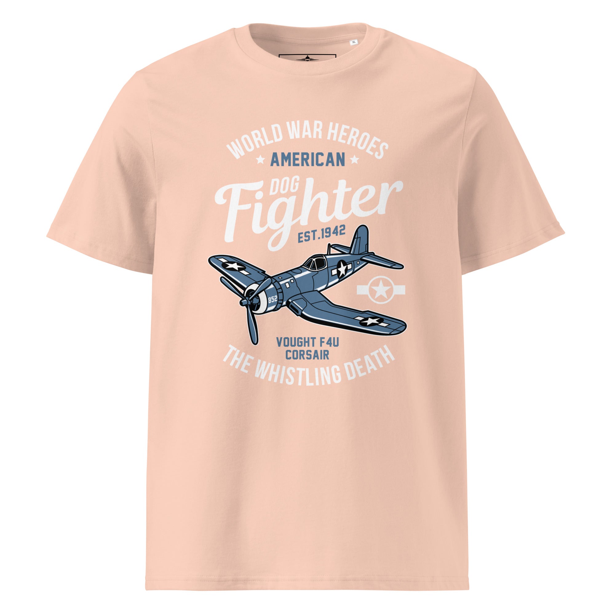 Iconic Vought F4U Corsair Aviation Graphic | Organic Unisex Short Sleeve T-Shirt