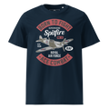 Timeless Supermarine Spitfire Aviation Graphic | Organic Unisex Short Sleeve T-Shirt