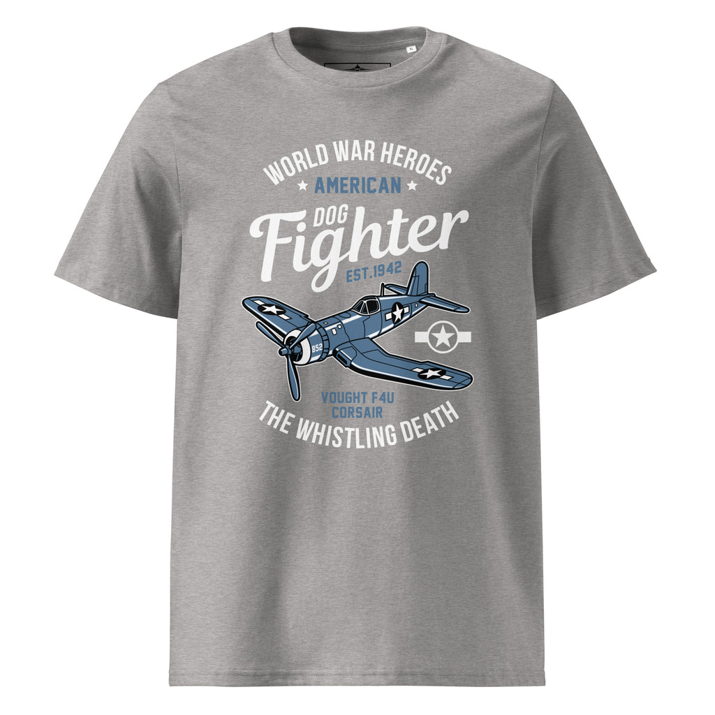 Iconic Vought F4U Corsair Aviation Graphic | Organic Unisex Short Sleeve T-Shirt