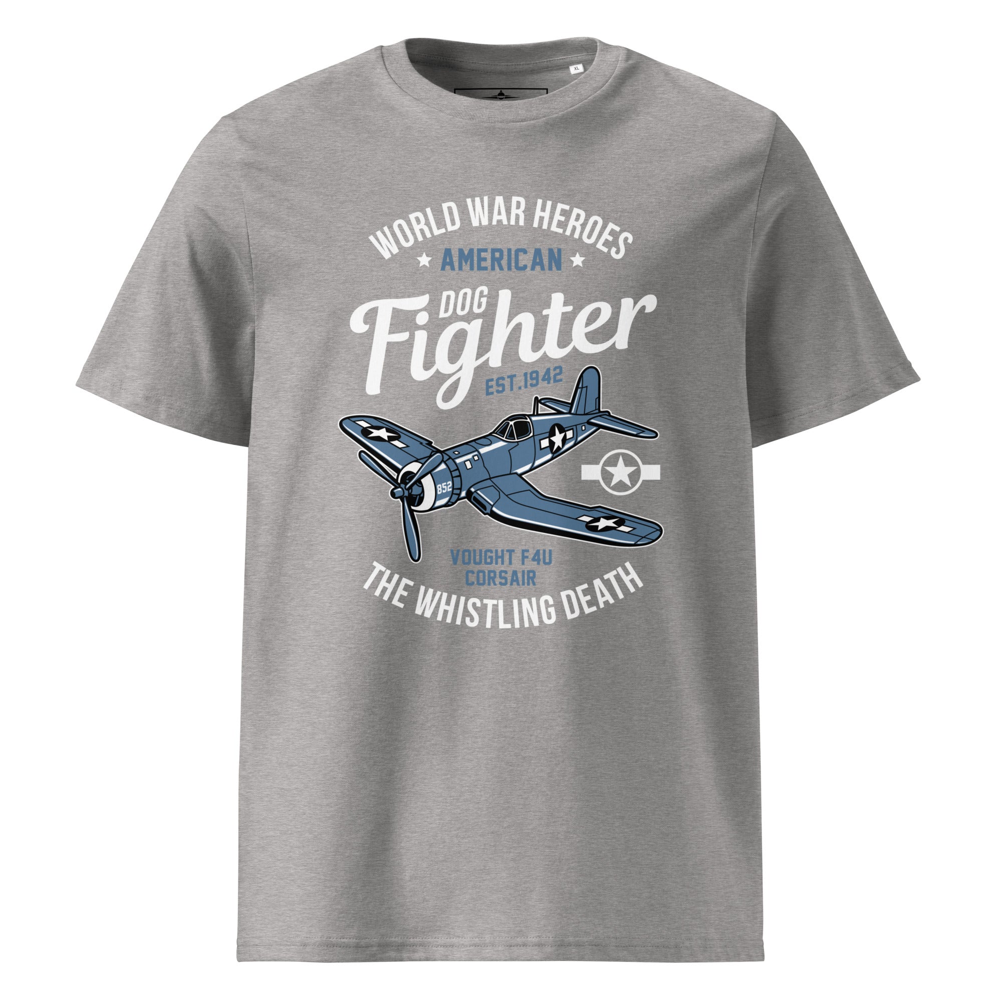Iconic Vought F4U Corsair Aviation Graphic | Organic Unisex Short Sleeve T-Shirt