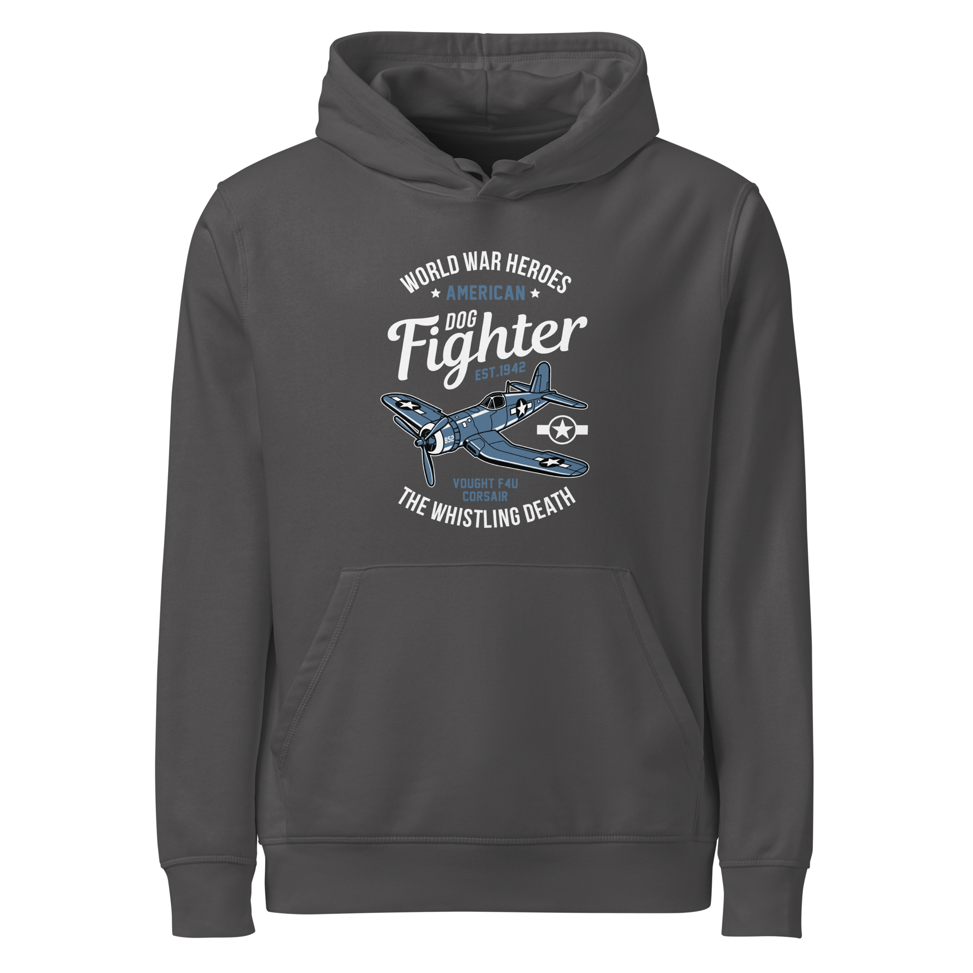 Iconic Vought F4U Corsair Aviation Graphic | Organic Unisex Hoodie