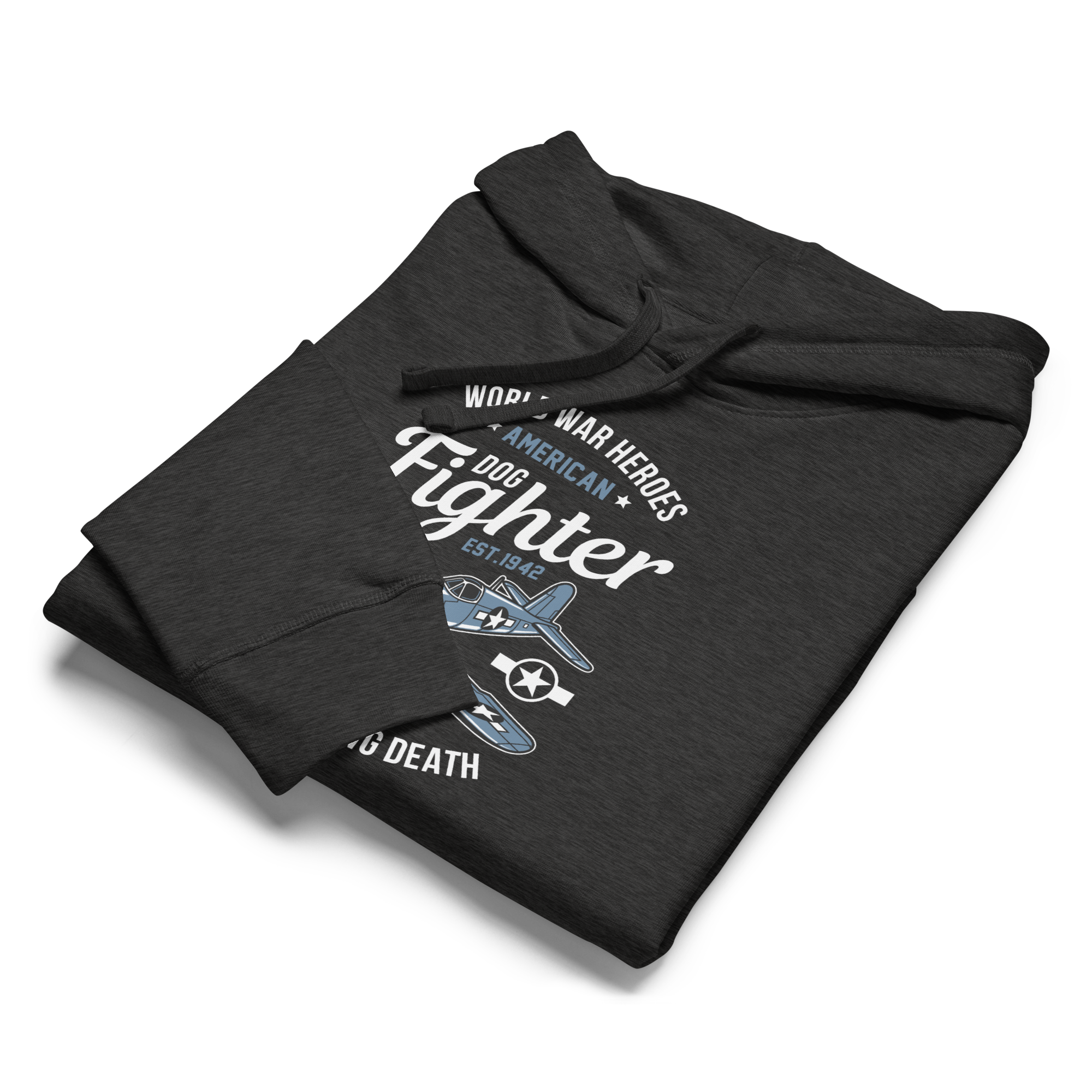 Iconic Vought F4U Corsair Aviation Graphic | Organic Unisex Hoodie