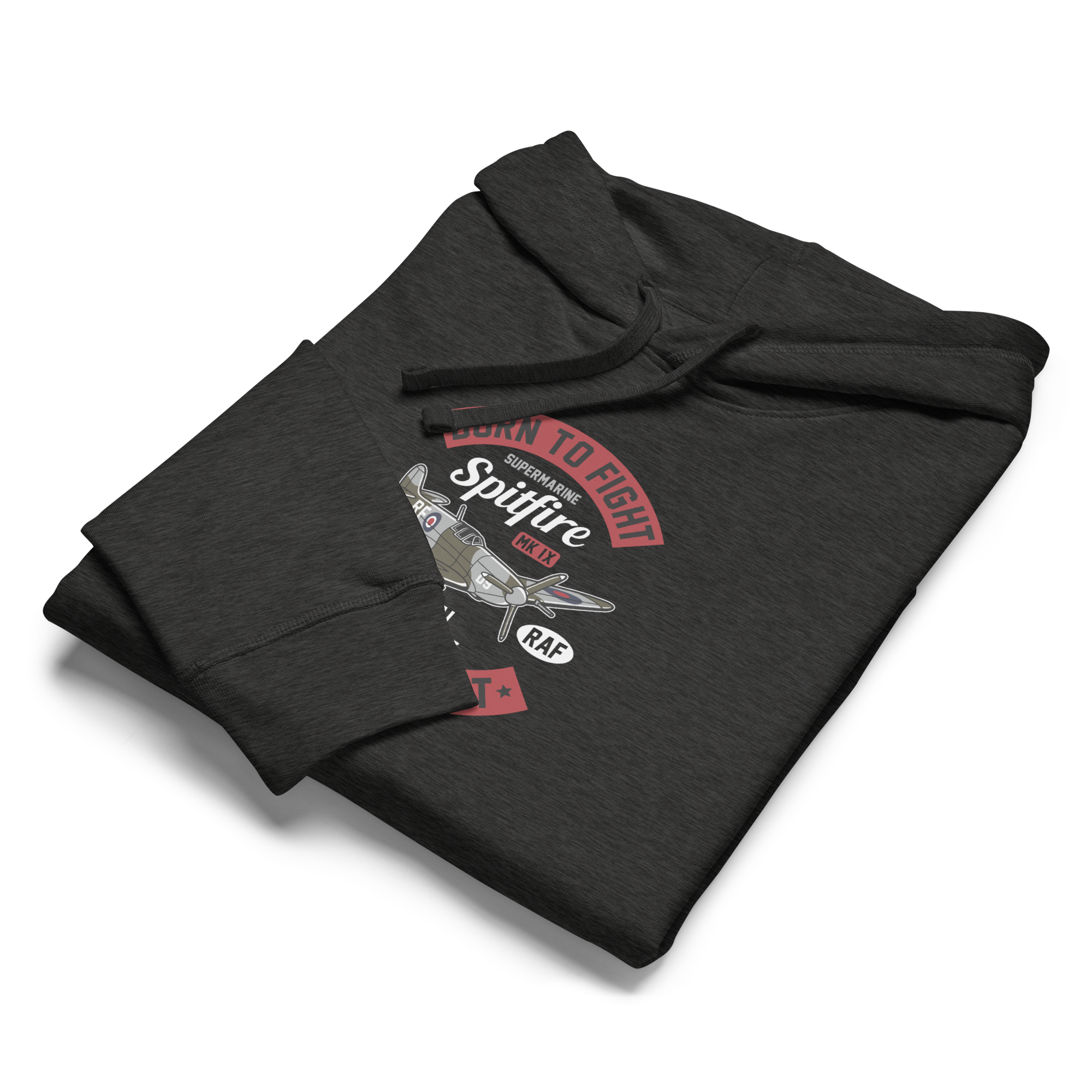 Timeless Supermarine Spitfire Aviation Graphic | Organic Unisex Hoodie