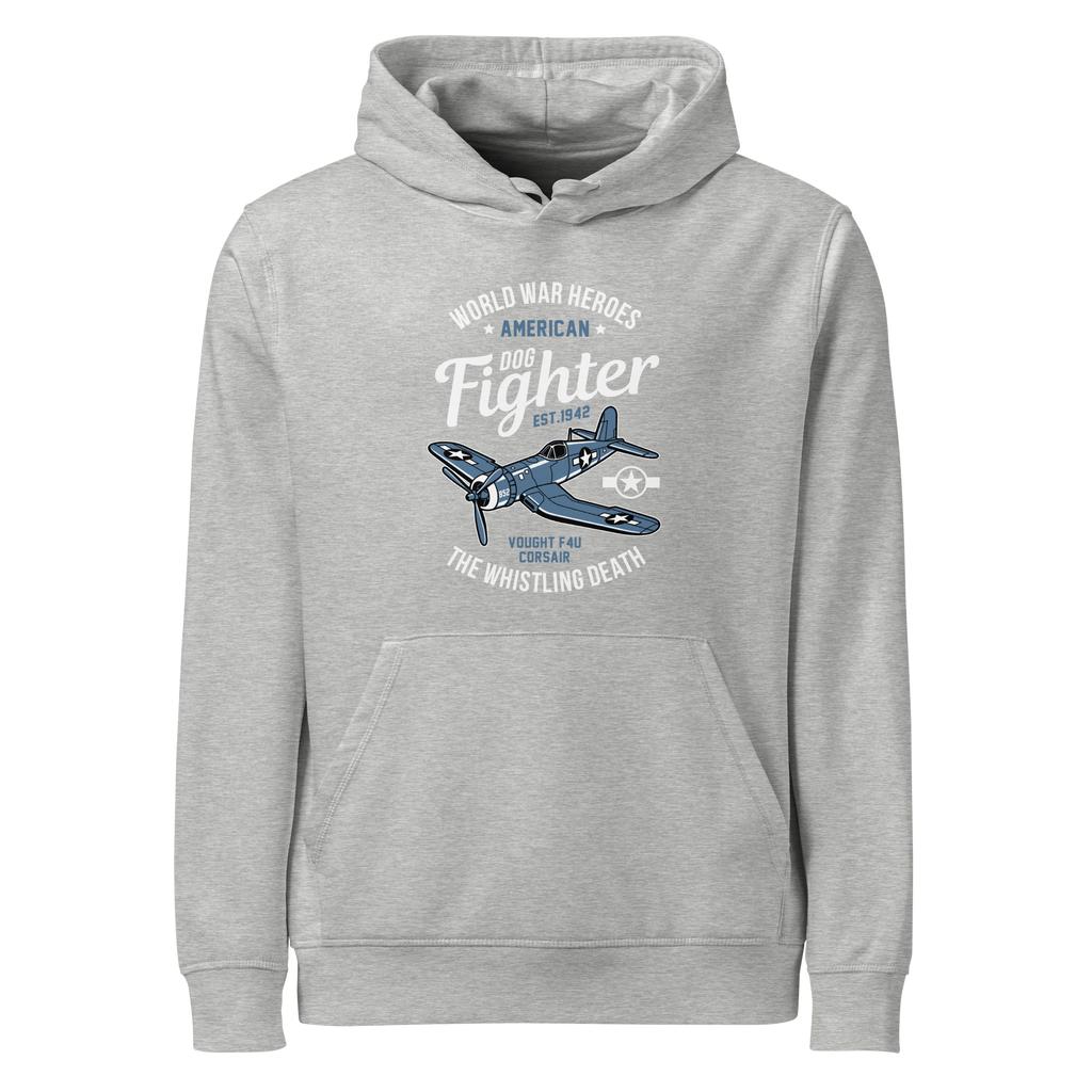Iconic Vought F4U Corsair Aviation Graphic | Organic Unisex Hoodie