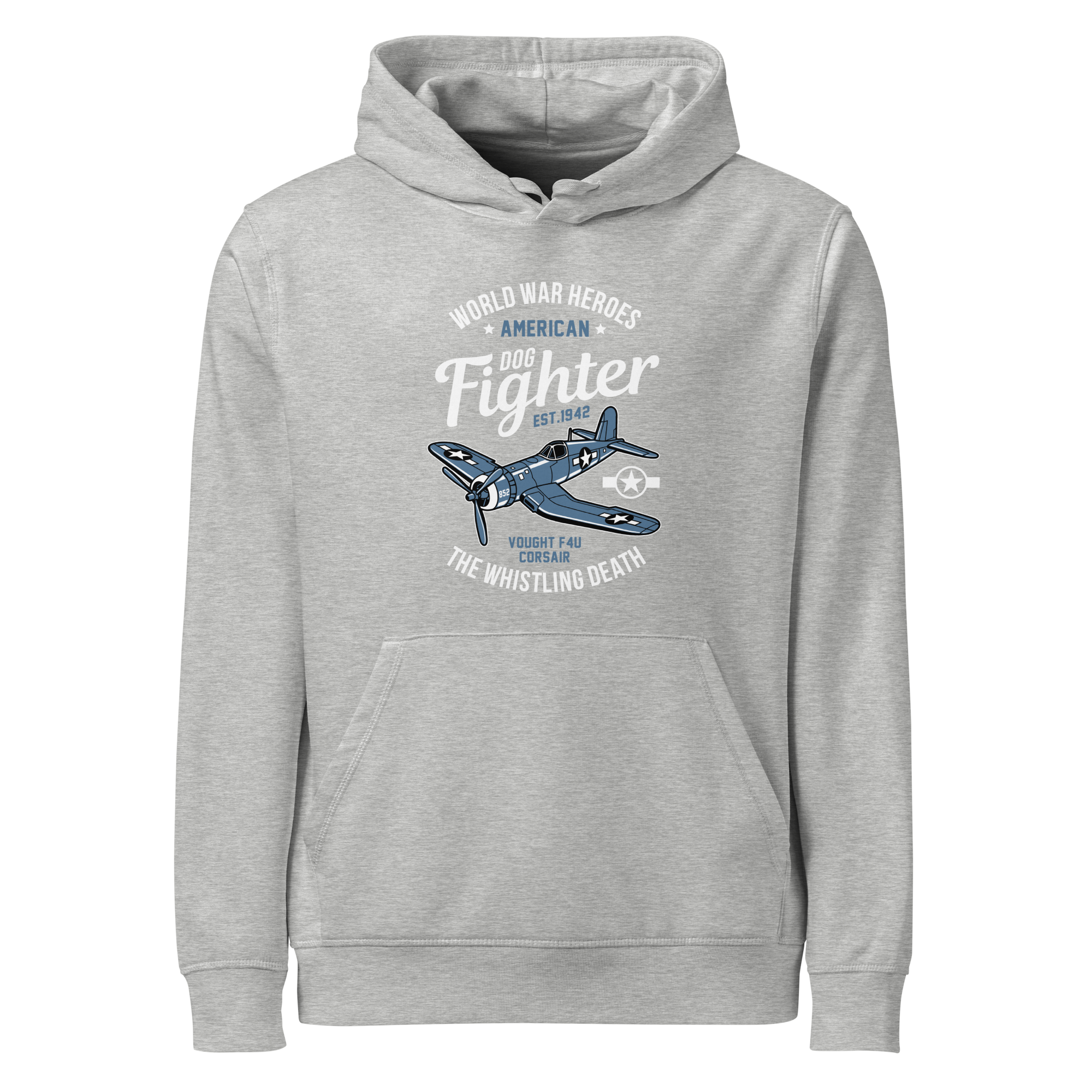 Iconic Vought F4U Corsair Aviation Graphic | Organic Unisex Hoodie